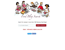 Tablet Screenshot of foodblogsearch.com